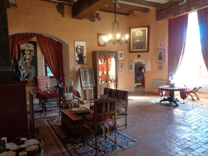 Lémeré chateau du Rivau salle de sejour jeanne d'arc nov22