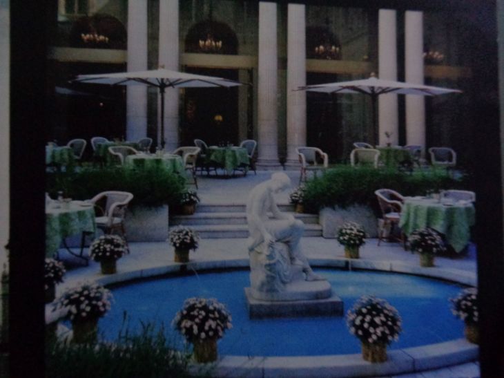 Paris intercontinental hotel winter garden brochure