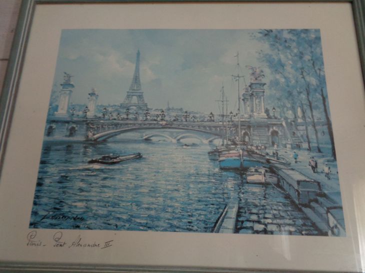 Paris pont alexandre III et monuments c1990