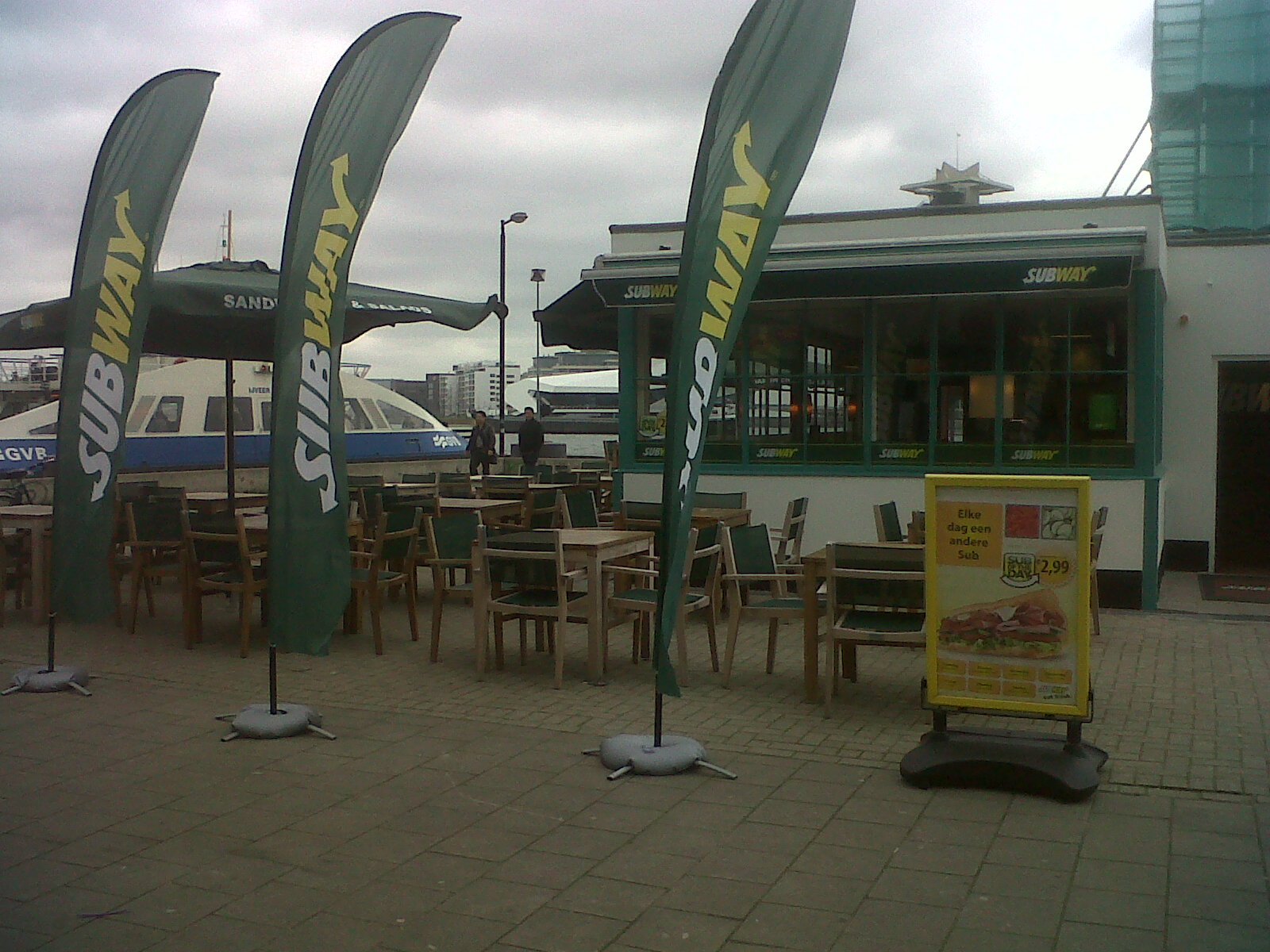 Ams subway at gvb quai behind centraal train station apr13