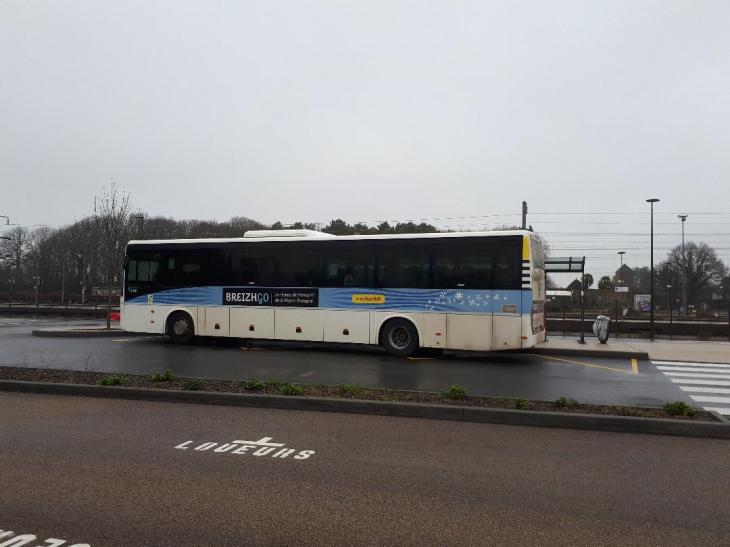 Auray gare bus terminal breizhgo buses dec22