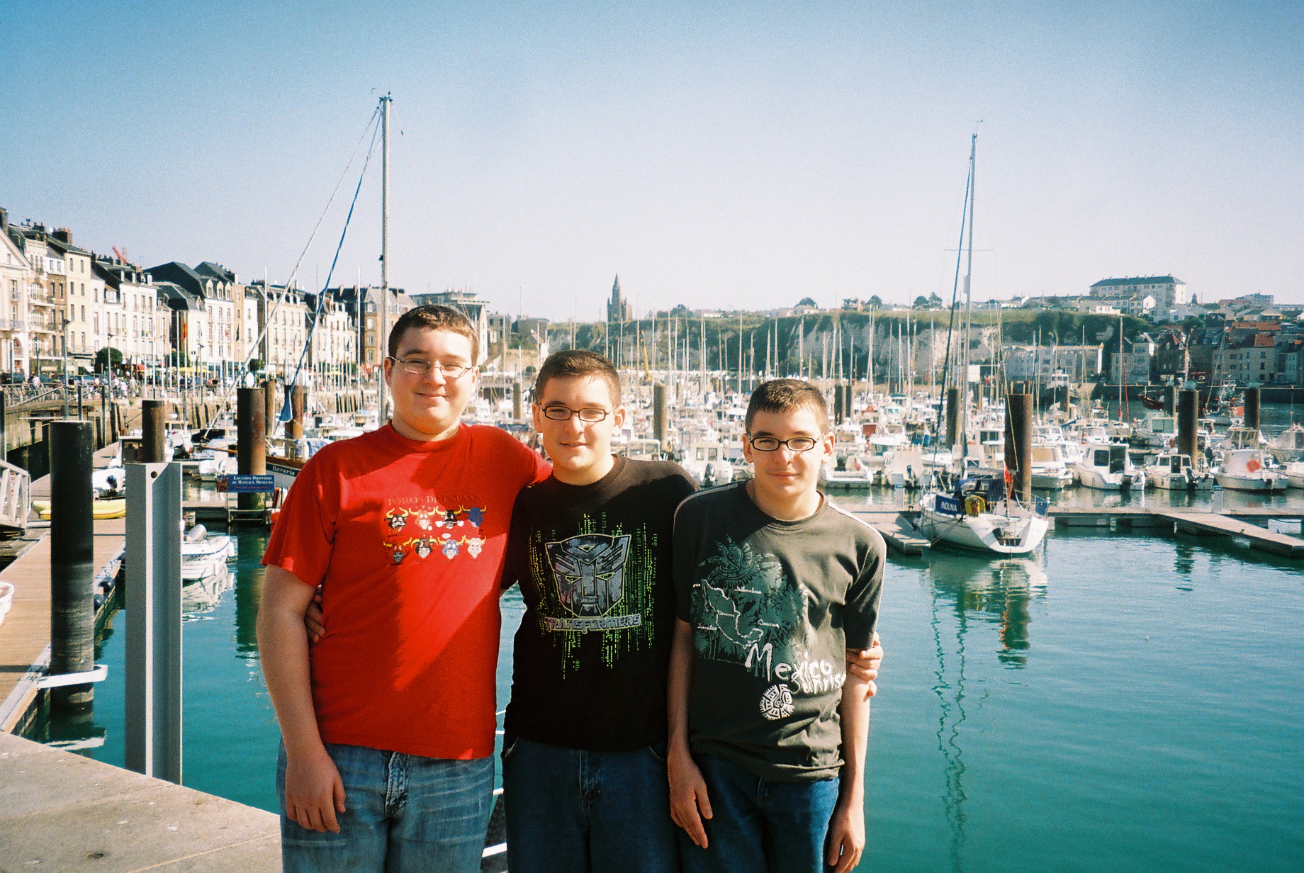 Dieppe port plaisance the boys sep07