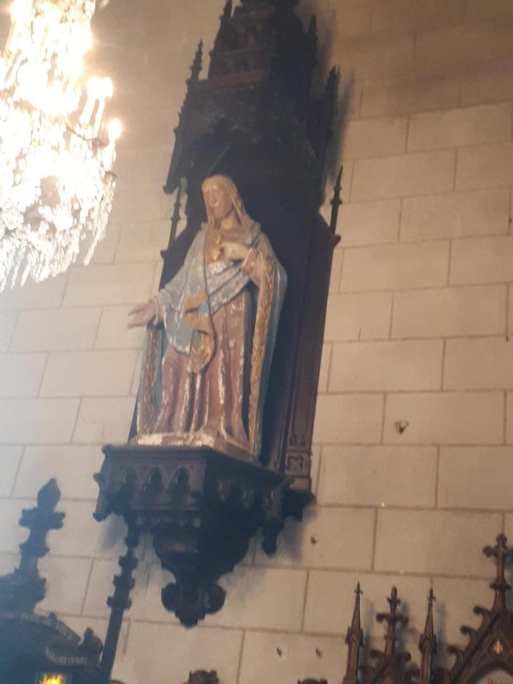 Auray Ch Saint Sauveur statue savior jan23