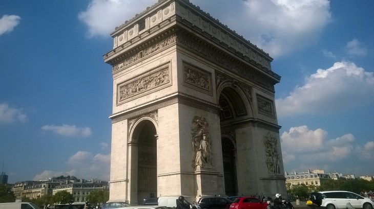 paris arc de triomphe off Iena sep16