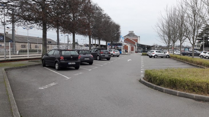 vannes gare parking to gare to redon jan18