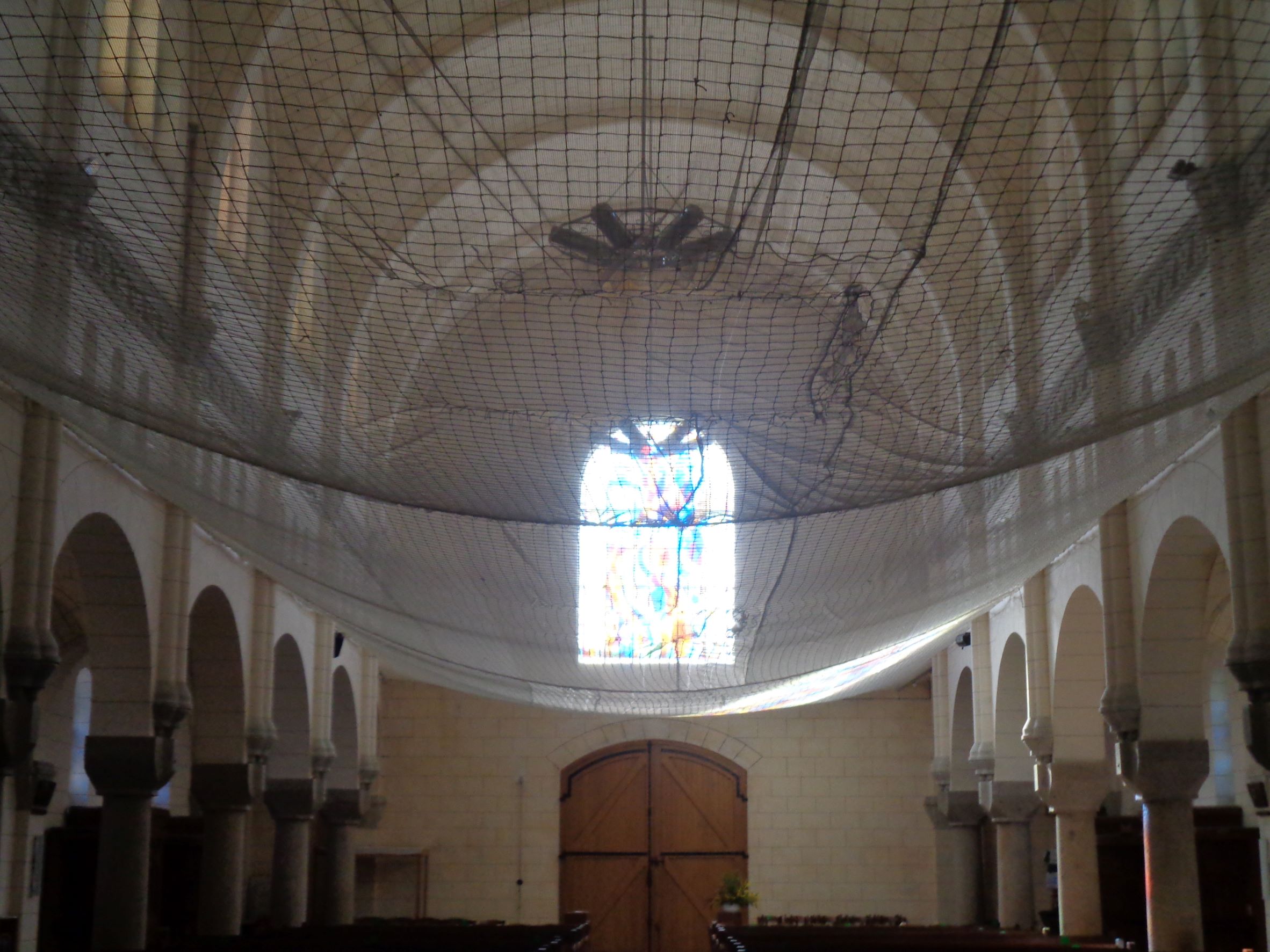 Muzillac Ch Sainte Thérése back wall jan23