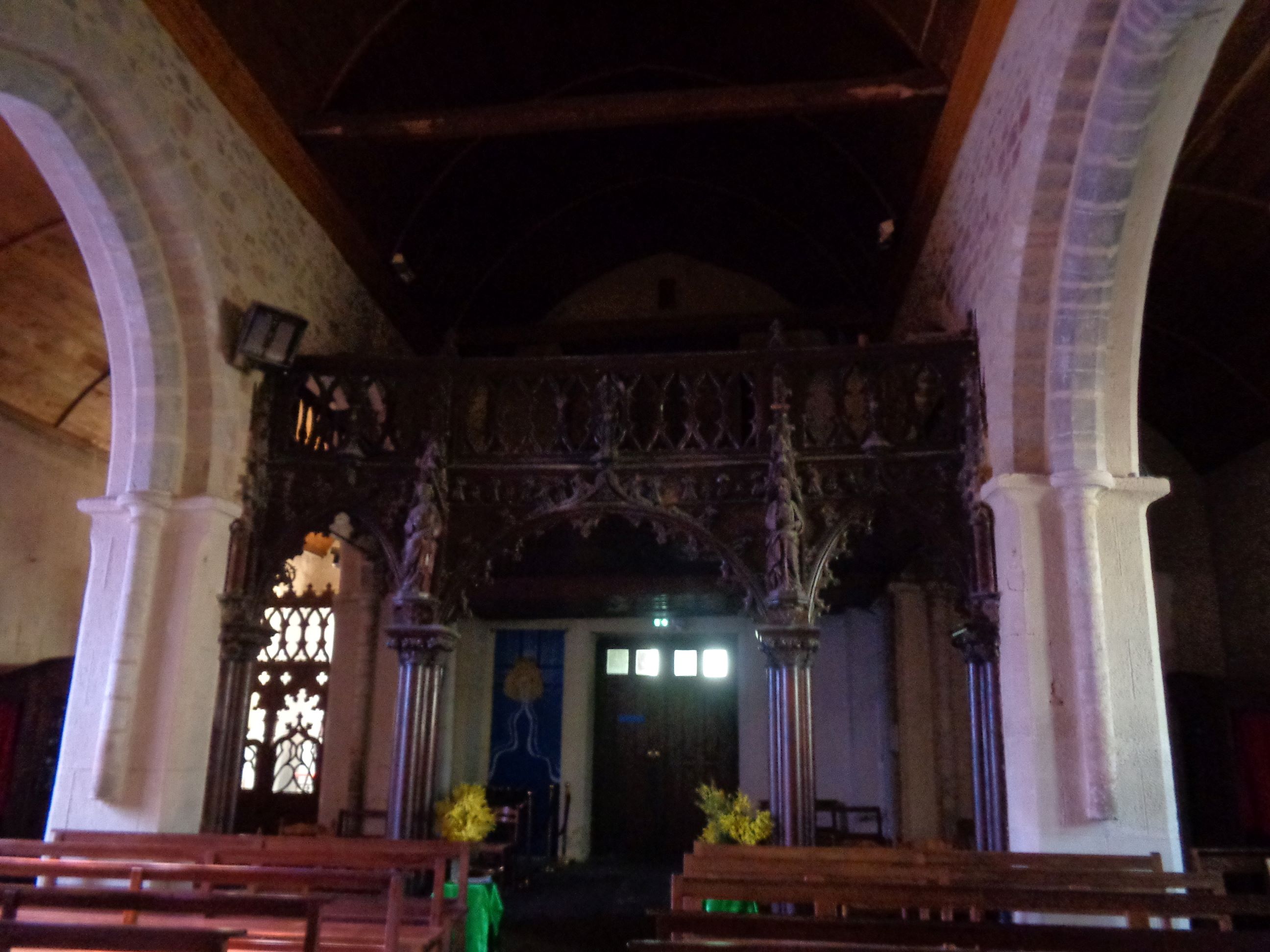 Plouay Ch Saint Ouen back wall feb23