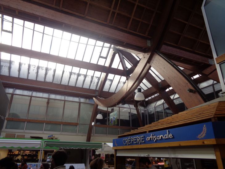 Quimper halles covered market ceilings feb23