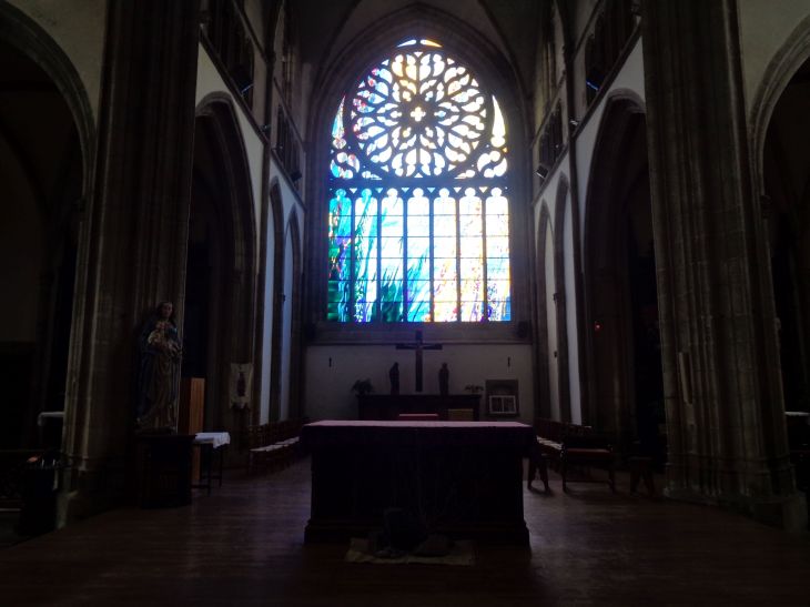 Carhaix ch Saint Pierre altar mar23