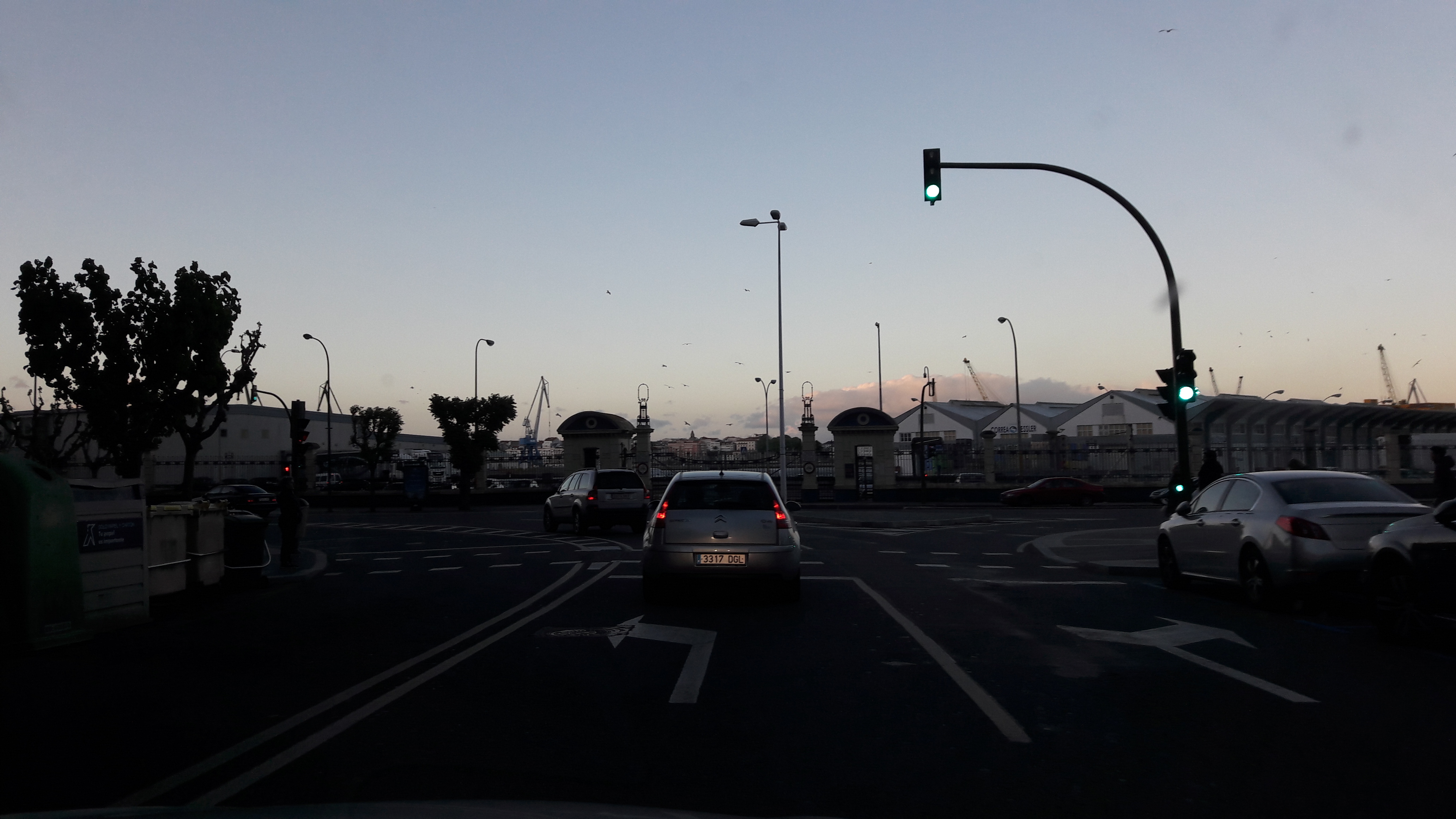 coruna driving to old port area apr17