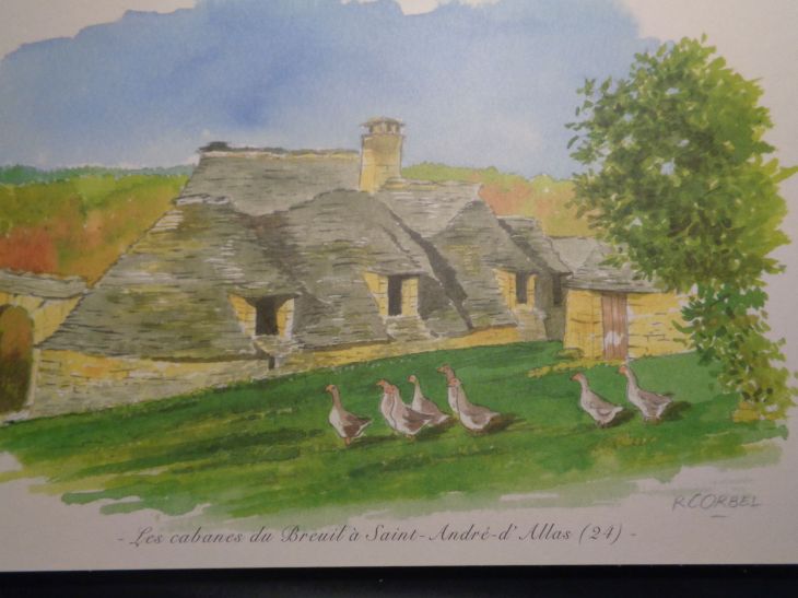 Saint André d'Allas cabanes du Breuil 24