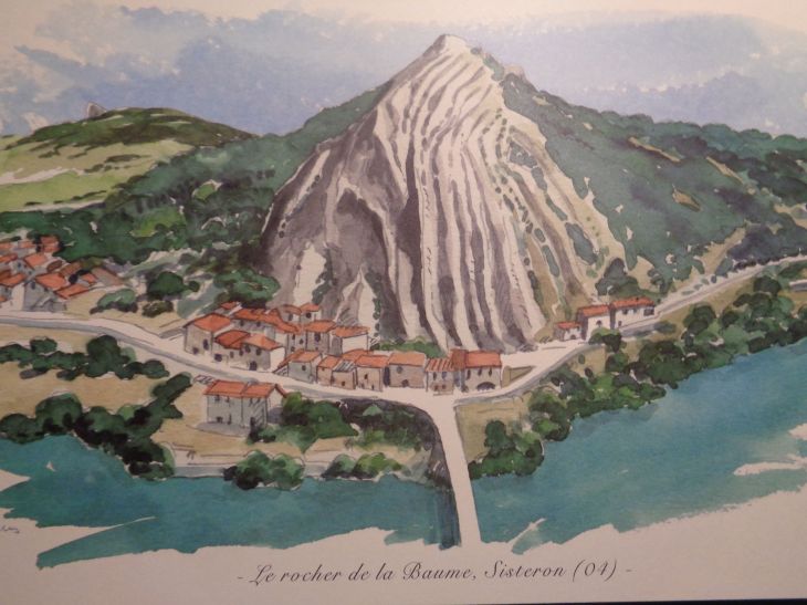 Sisteron le rocher de la Baume 04
