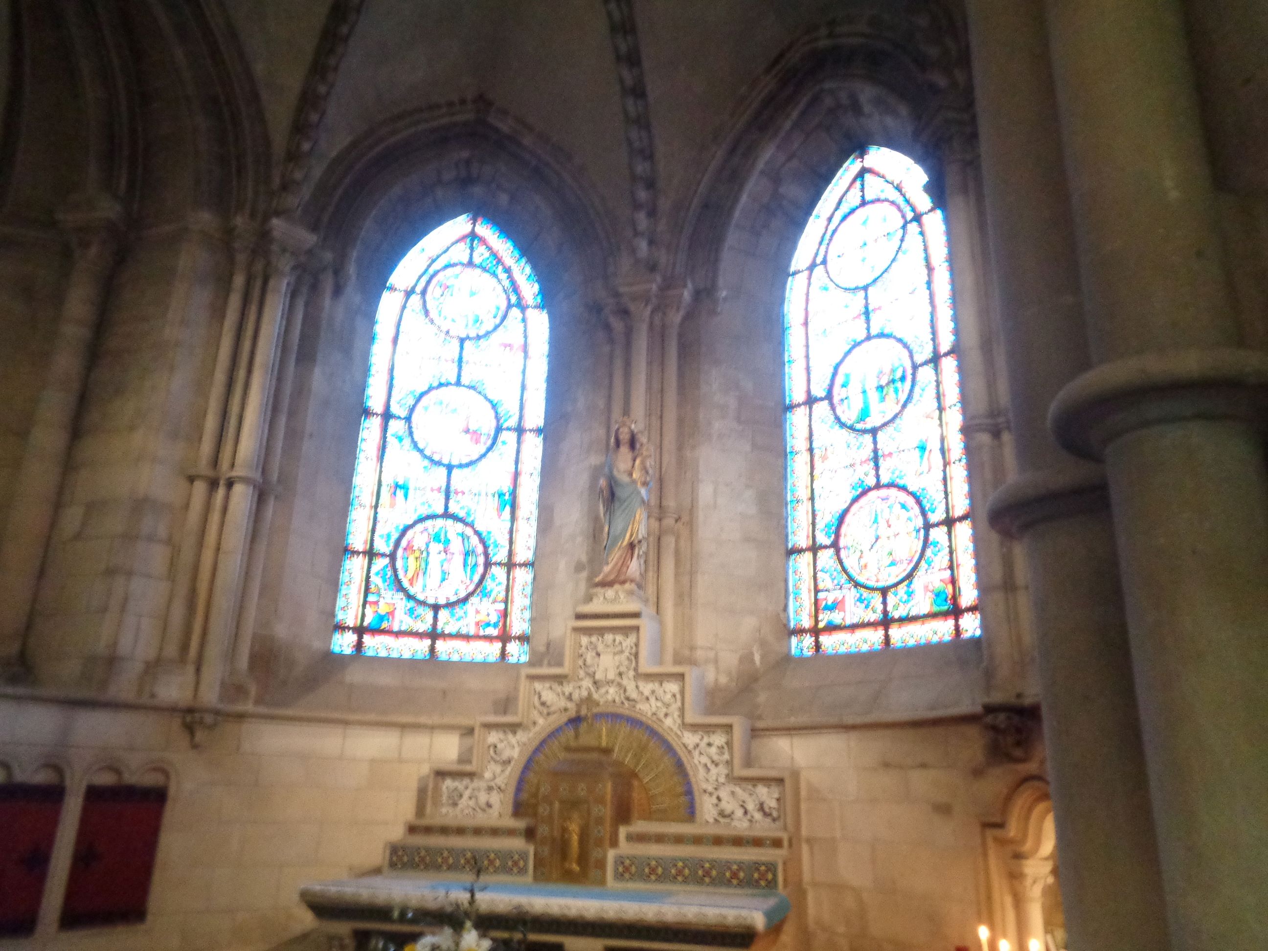 Caen ch Saint Etienne chapel de la trés Sainte Vierge Marie apr23