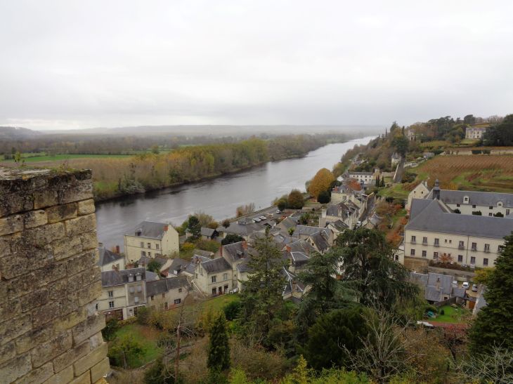 Chinon fortress vienne river nov21