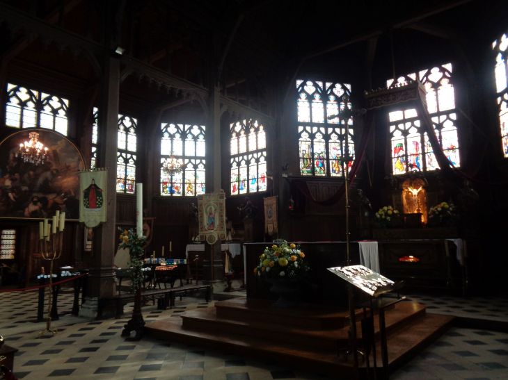 Honfleur ch Saint Catherine altar apr23