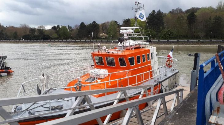Honfleur SNSM station ND du Port boat cendres Pipo 12apr23