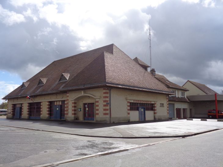 Pont l'eveque old fish market now firefigher station apr23