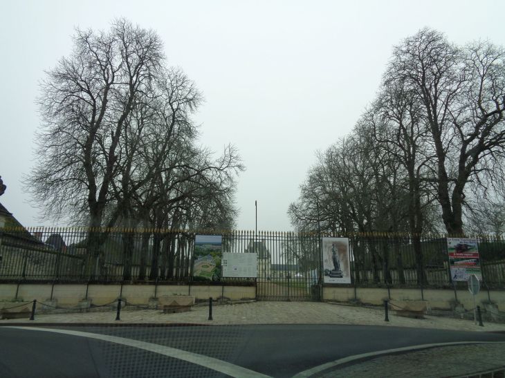 Valencay castle arrving D956 dec21