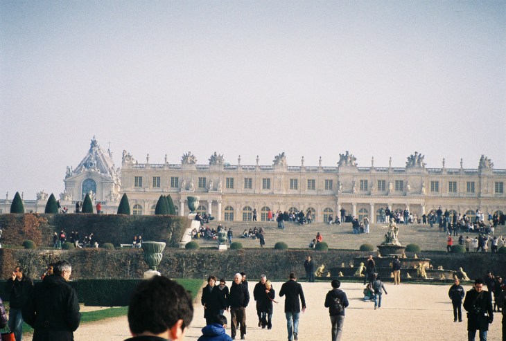 Versailles bassin de latone rear of castle mars11