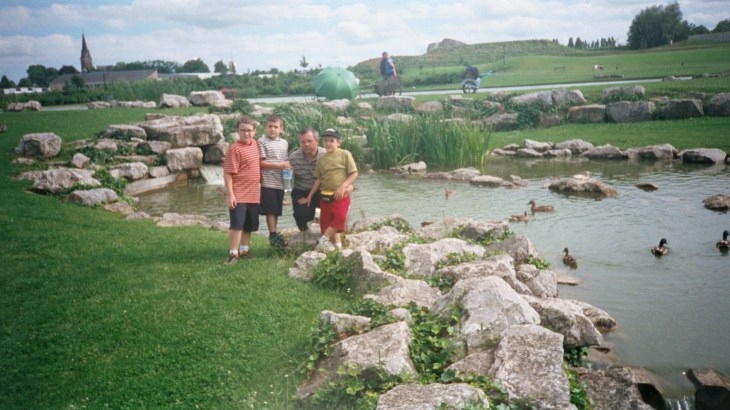 Caudry Base de Loisirs du Val du Riot lake rue ampere PF et boys sept1995