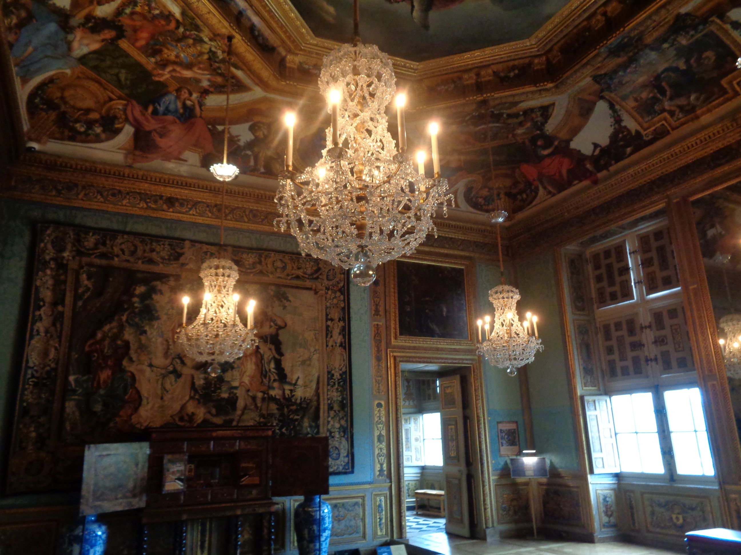 Vaux le Vicomte castle cabinet des jeux 1 may23