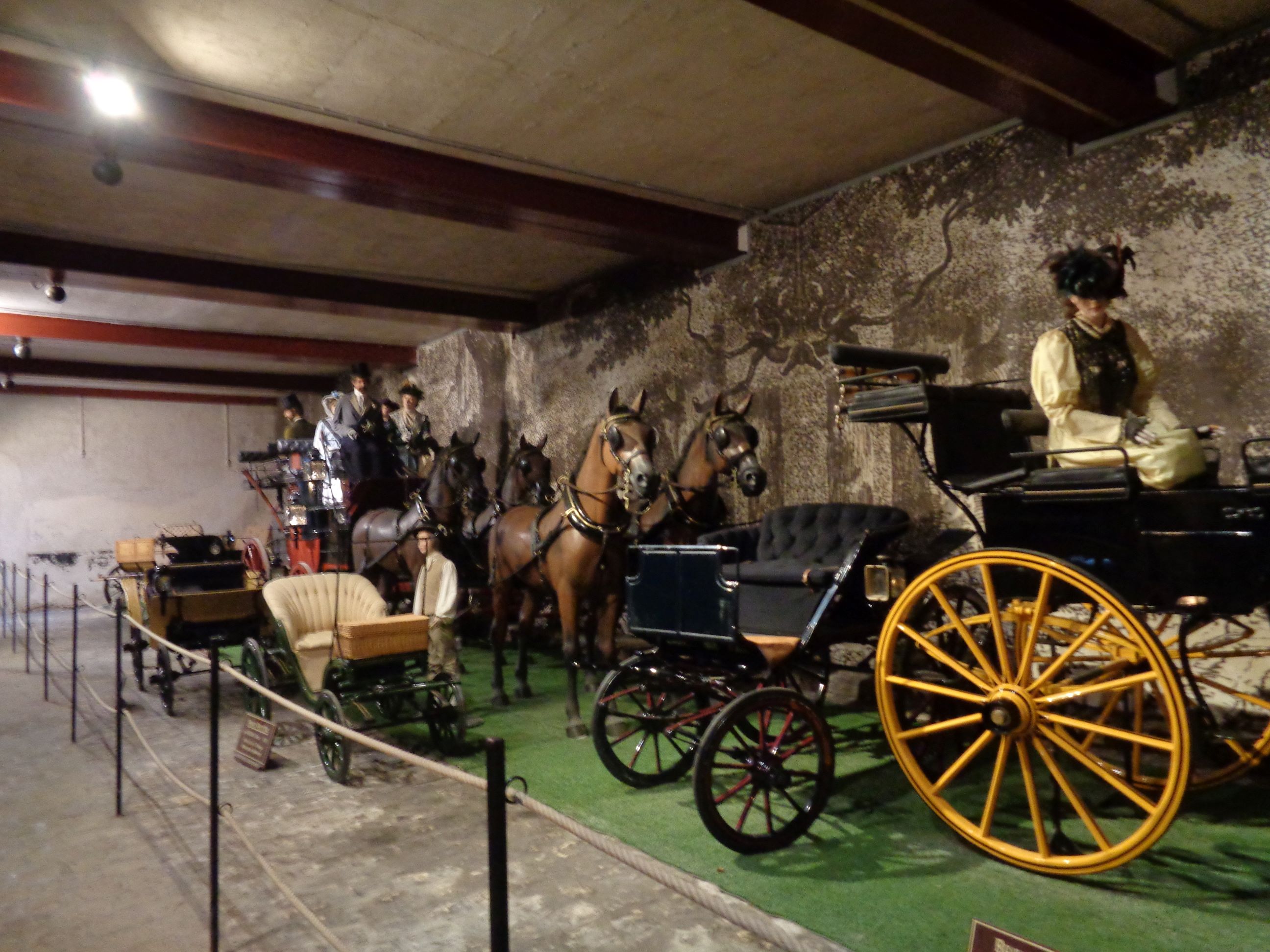Vaux le Vicomte castle carriage museum coach wagons may23