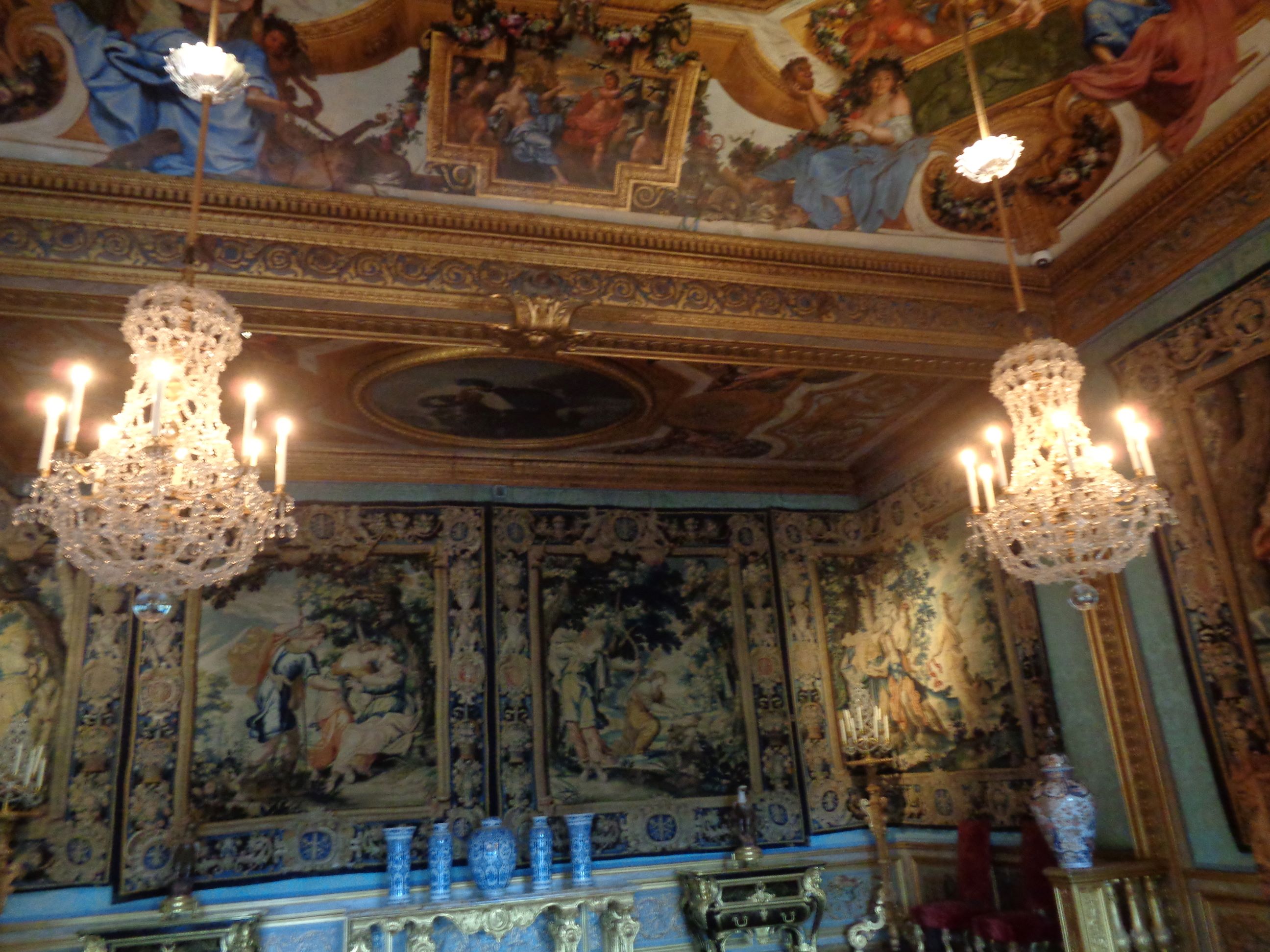 Vaux le Vicomte castle chambre des muses may23