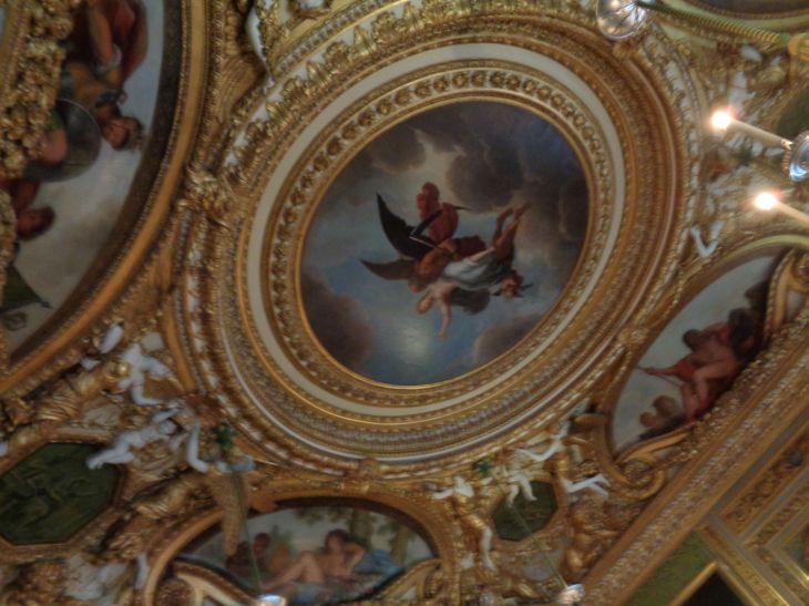 Vaux le Vicomte castle chambre du roi ceiling may23