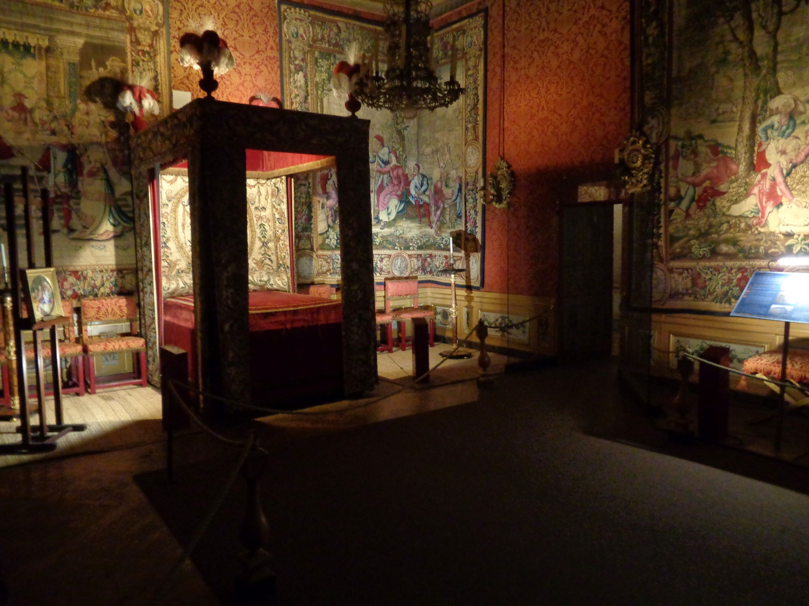 Vaux le Vicomte castle Mme Fouquet bedroom may23