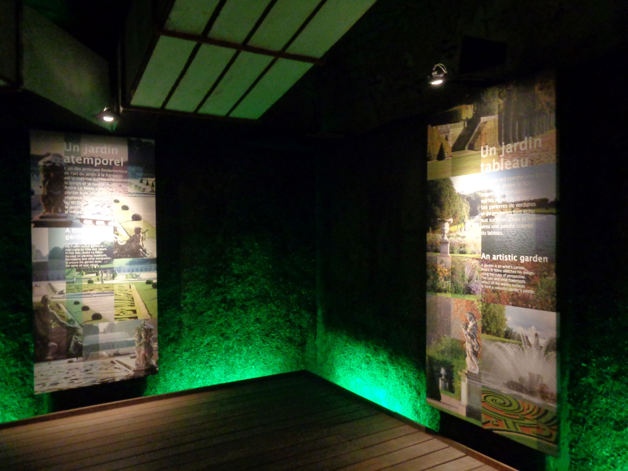 Vaux le Vicomte castle permanent collection on André Le Nôtre gardener on gardens 2 may23