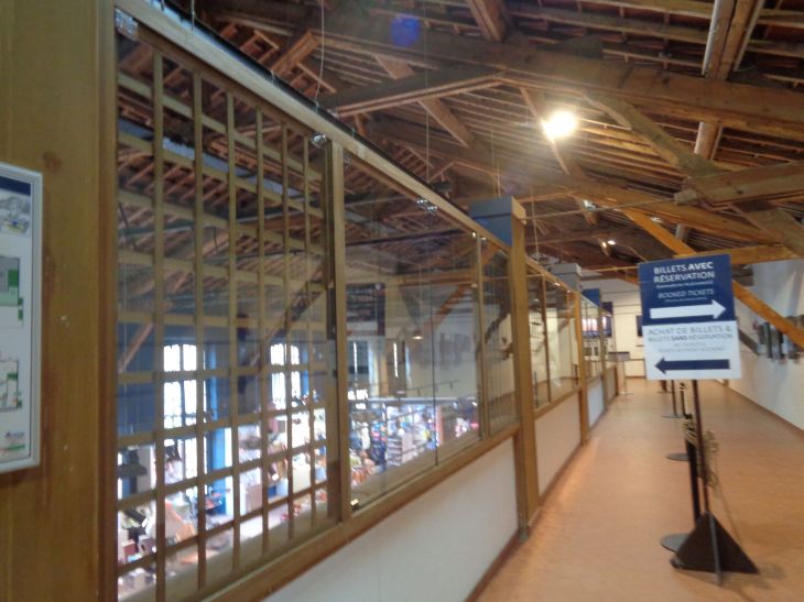 Vaux le Vicomte castle walking to ticket office inside may23