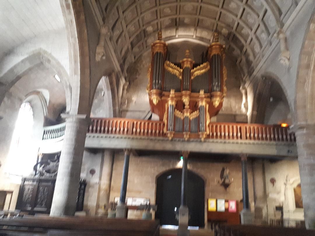 Auray ch Saint Gildas organ back jun23