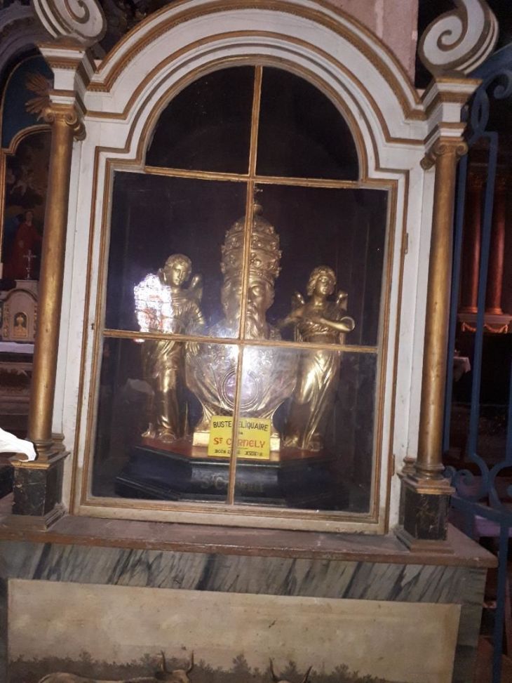 Carnac Ch Saint Cornely St Cornely relics jun23