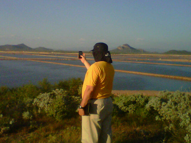 Mexico Ciudad Obregon Sonora towards bay and shrimp farms oct12