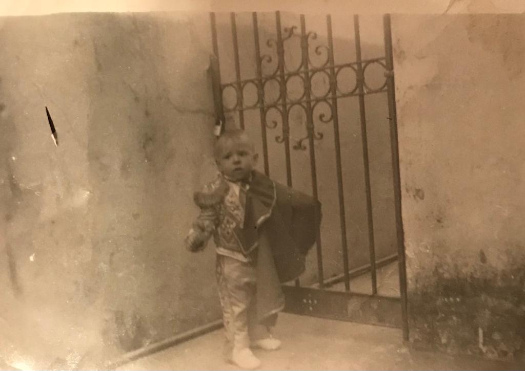 Punta Brava house pedro torero by door to patio about 18 mos old c1959