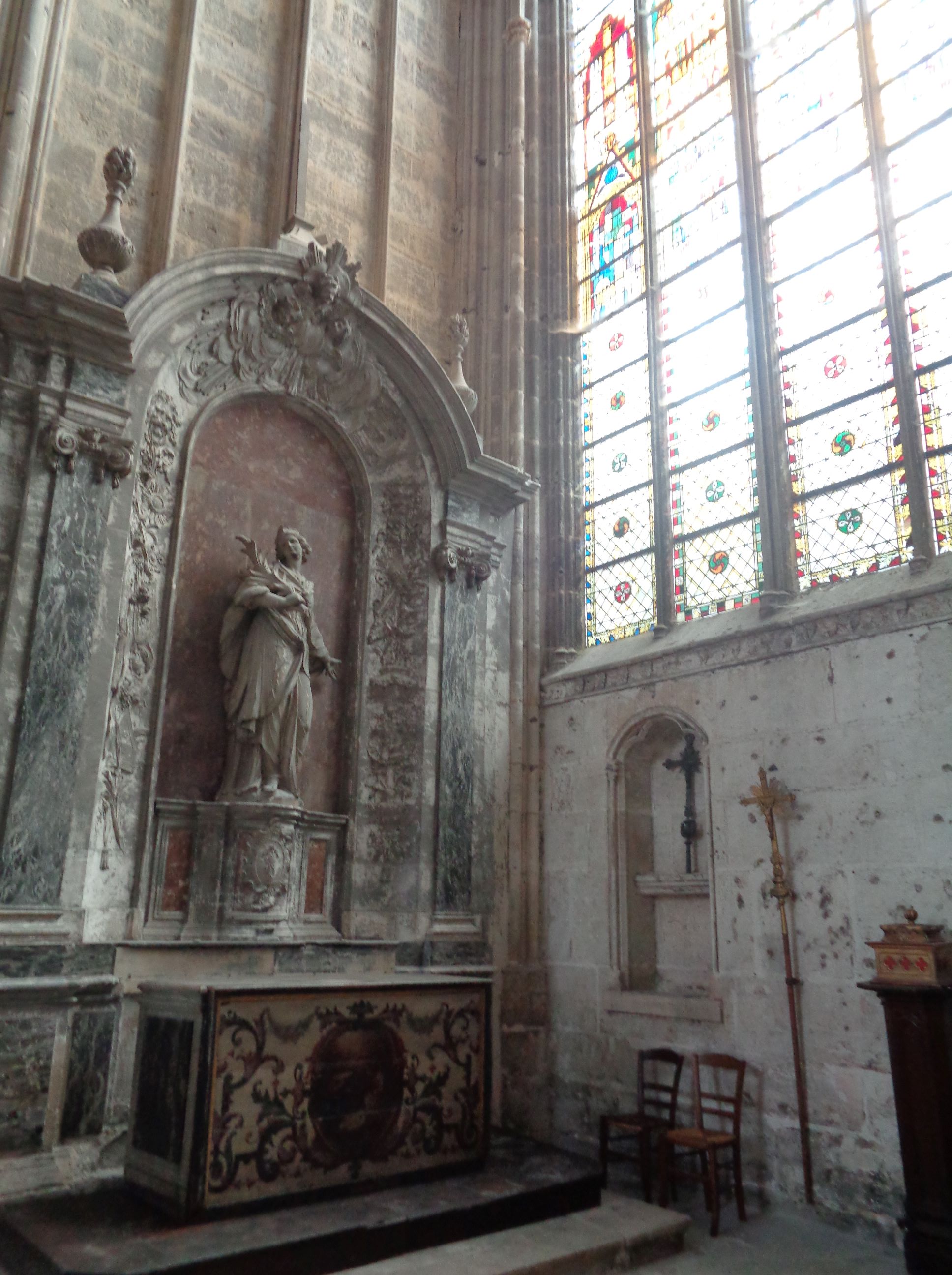 Rouen bas St Ouen chapel marianne jun23