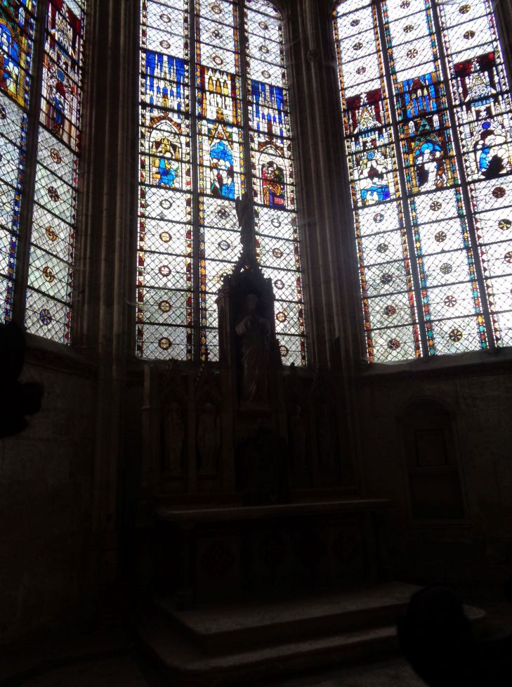 Rouen bas St Ouen chapel St Francois receiving rules of order jun23