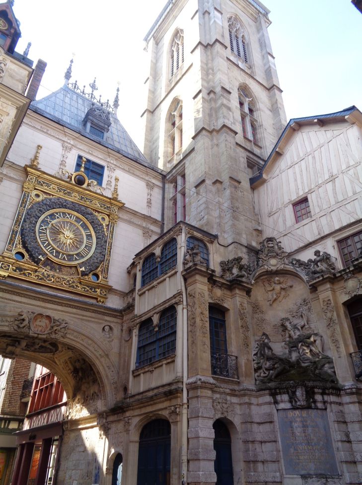 Rouen Gros Horloge belltower back jun23