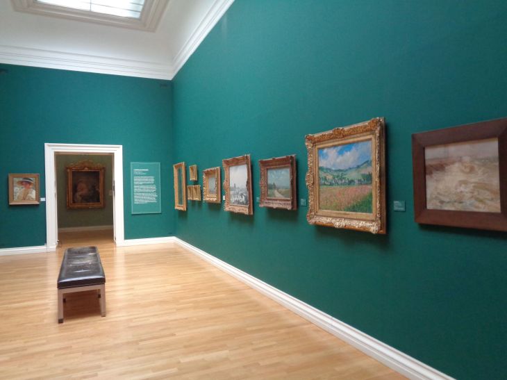 Rouen musee des Beaux Arts entr impressionists north wing 8 jun23