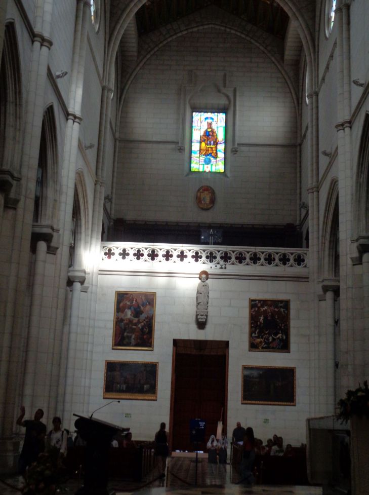 Madrid Catedral de la Almudena chapel Nstra Sra de la Almudena jul23