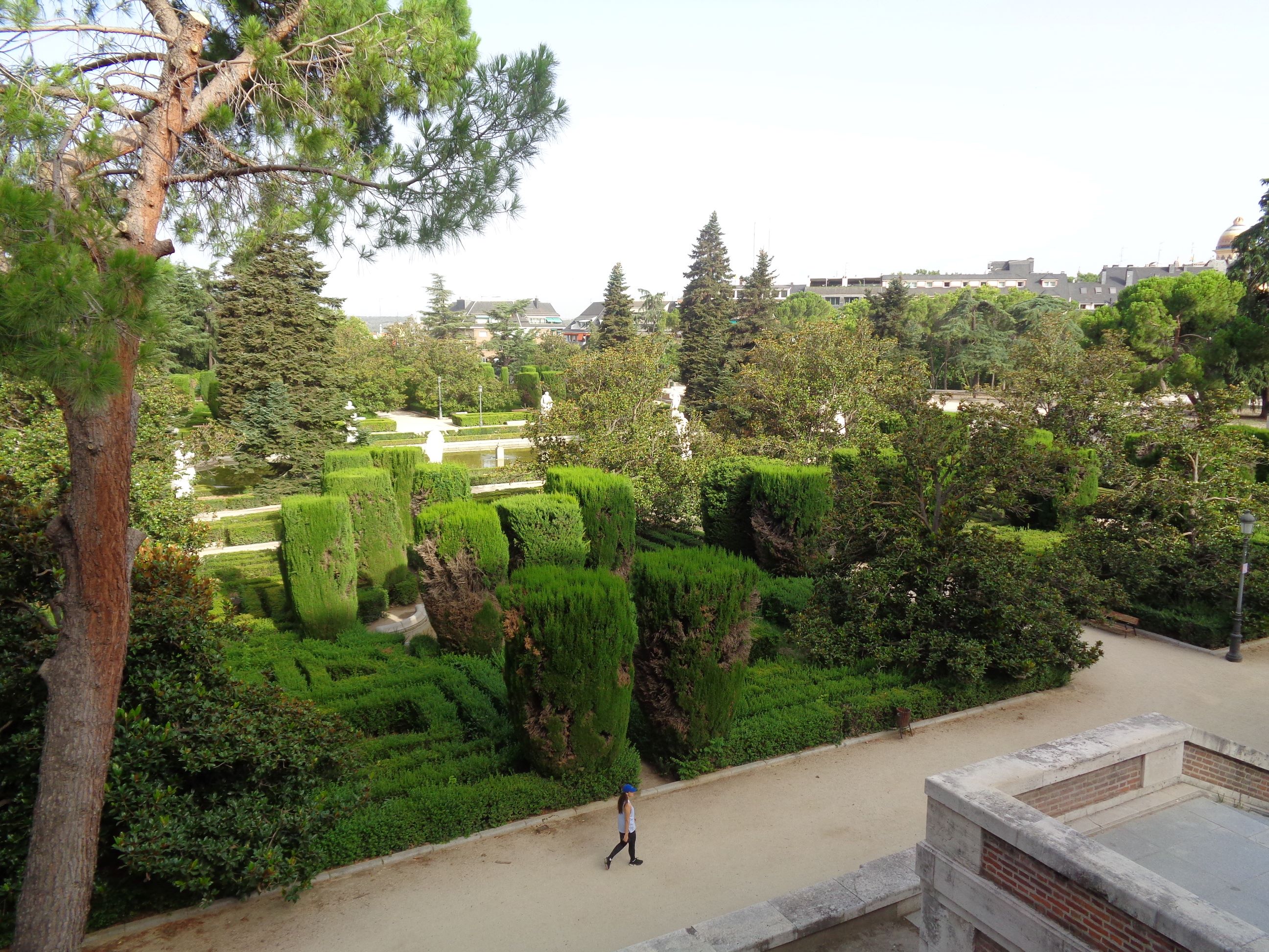 Madrid Jardines de Sabatini jul23