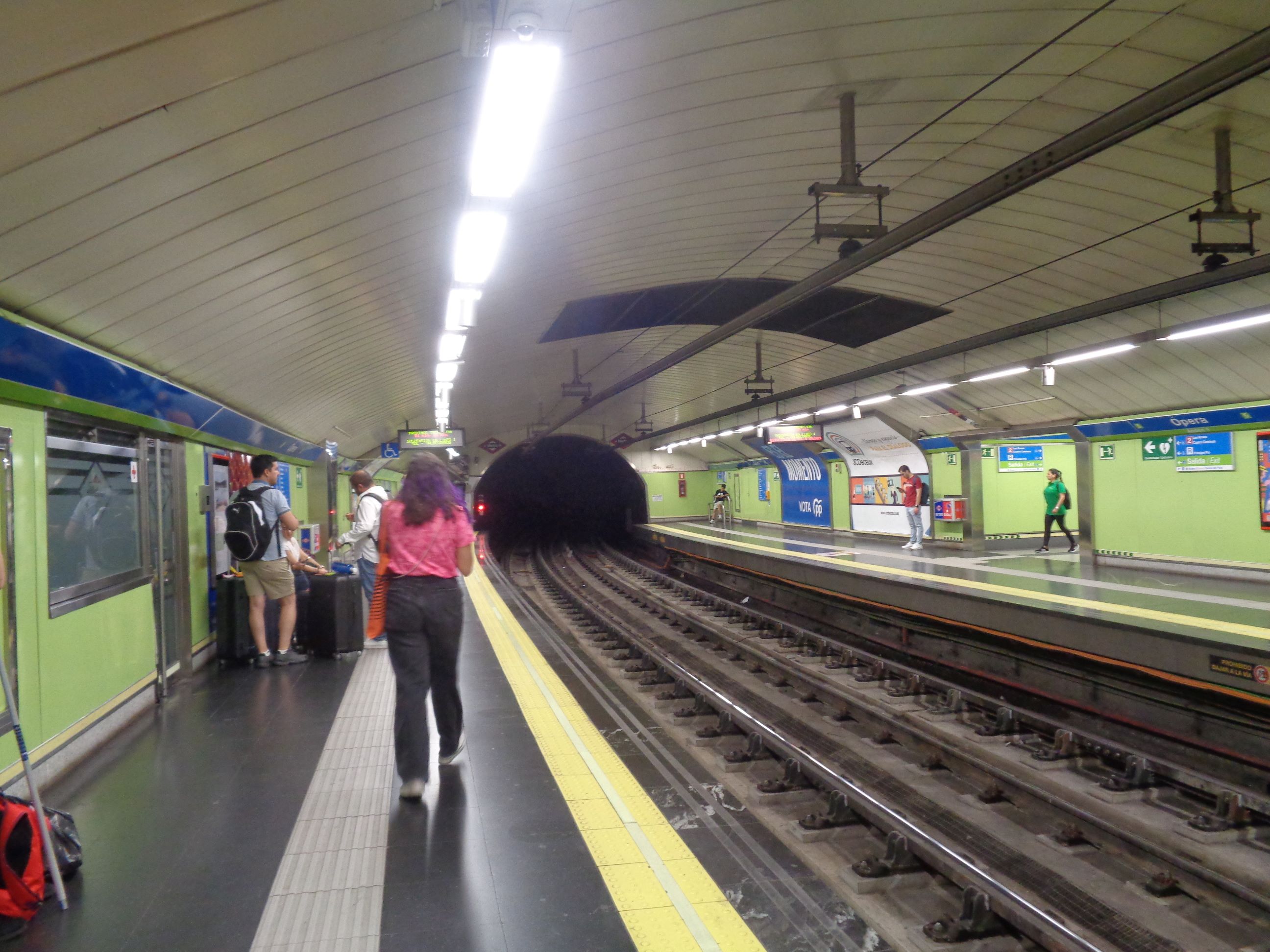Madrid opera metro line 5 jul23