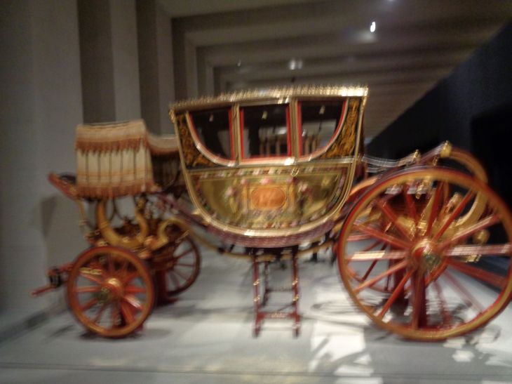 Madrid Palacio Real Colecciones Reales carruages green jul23