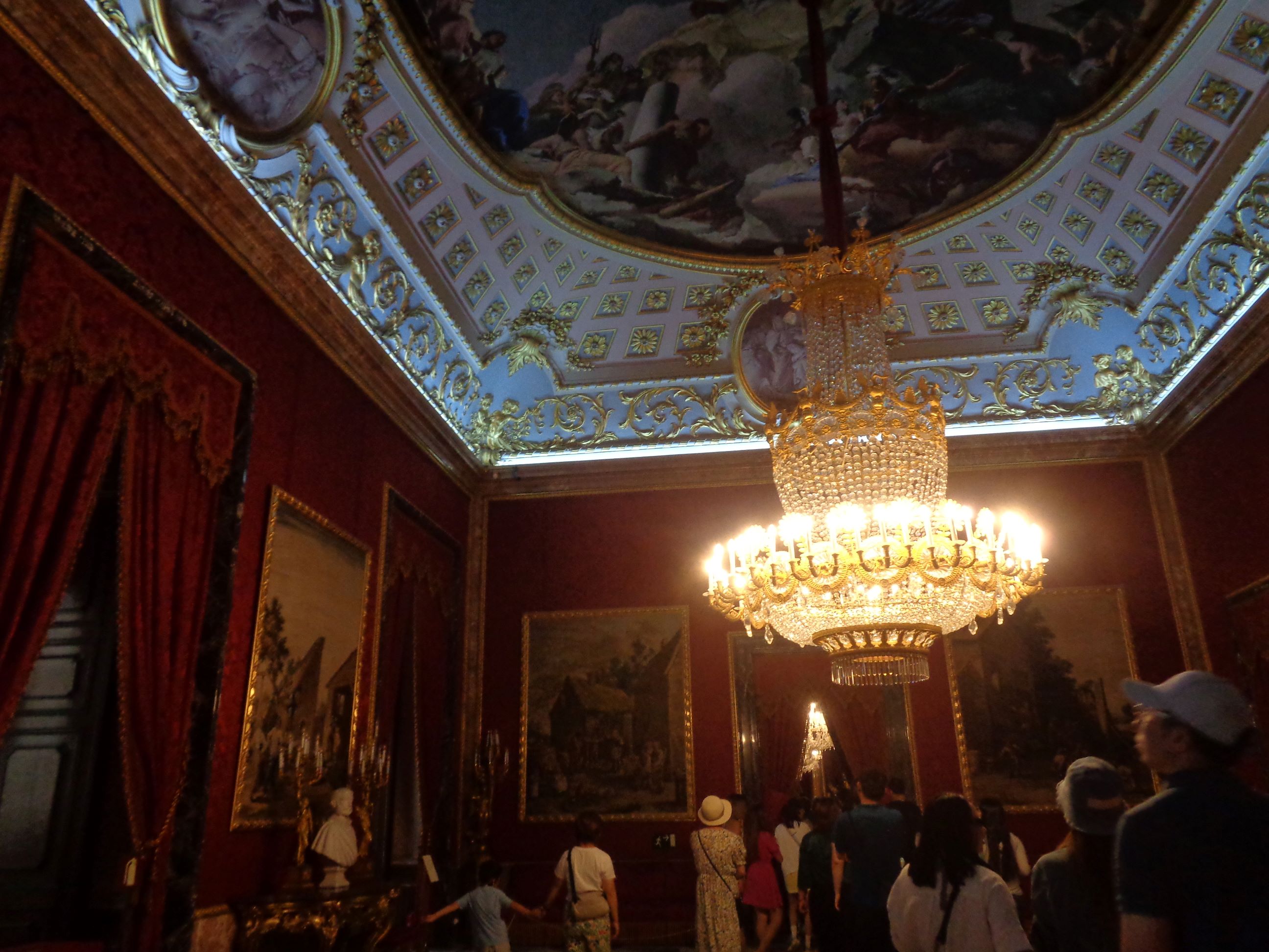 Madrid palacio real salon of paintings jul23