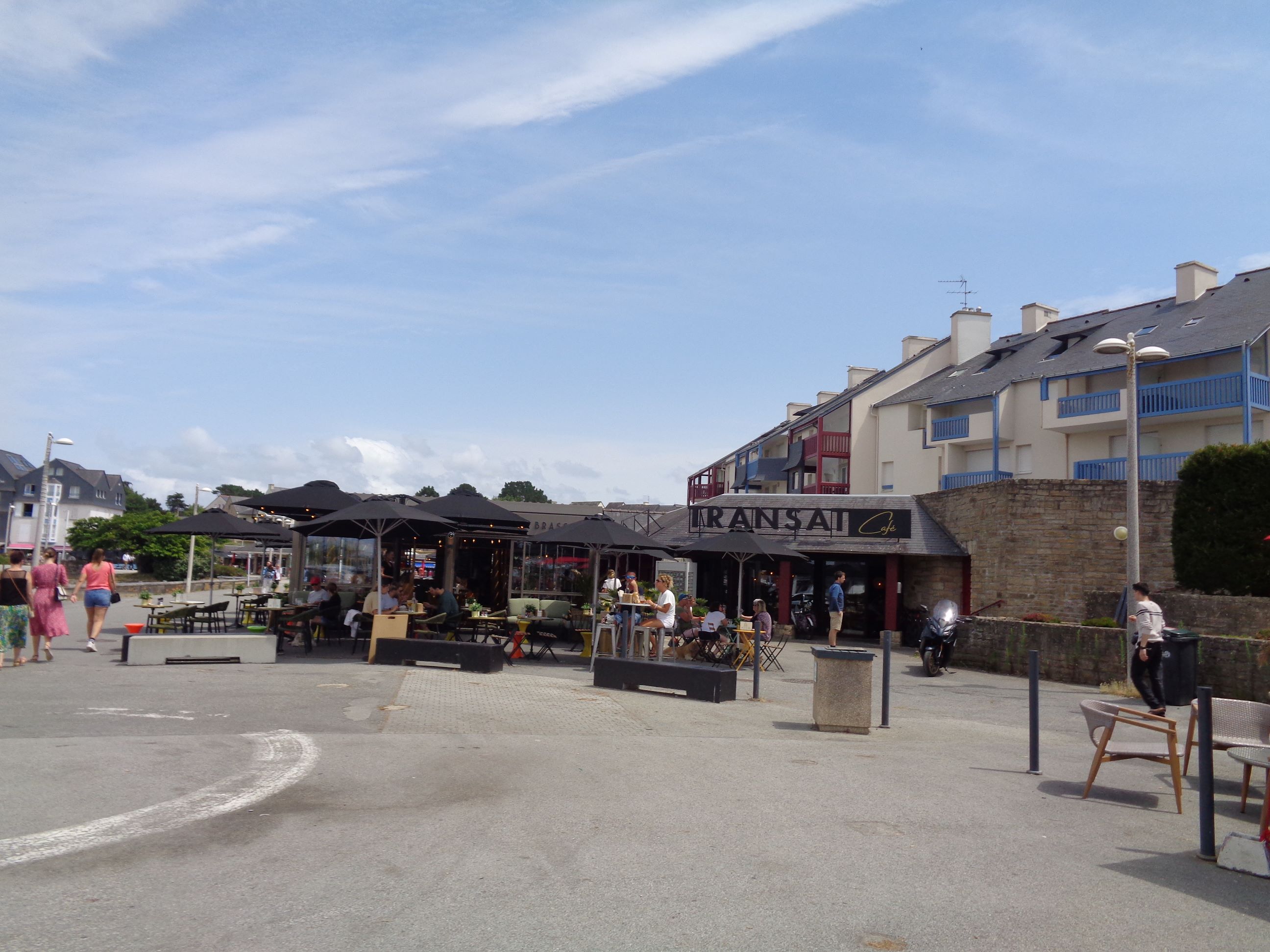 Port du Crouesty Transat cafe front jul23