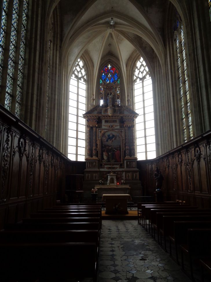 Fecamp abbaye de la trinite inside chapelle de la Vierge aug23
