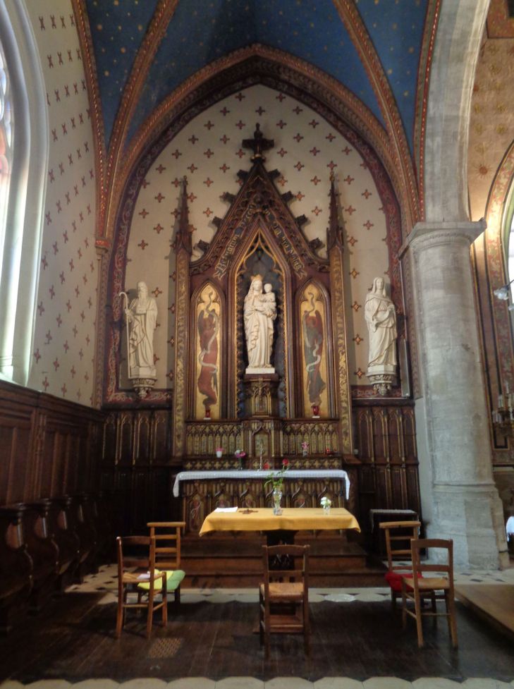 Fecamp Ch St Etienne chapel Virgin et Child aug23