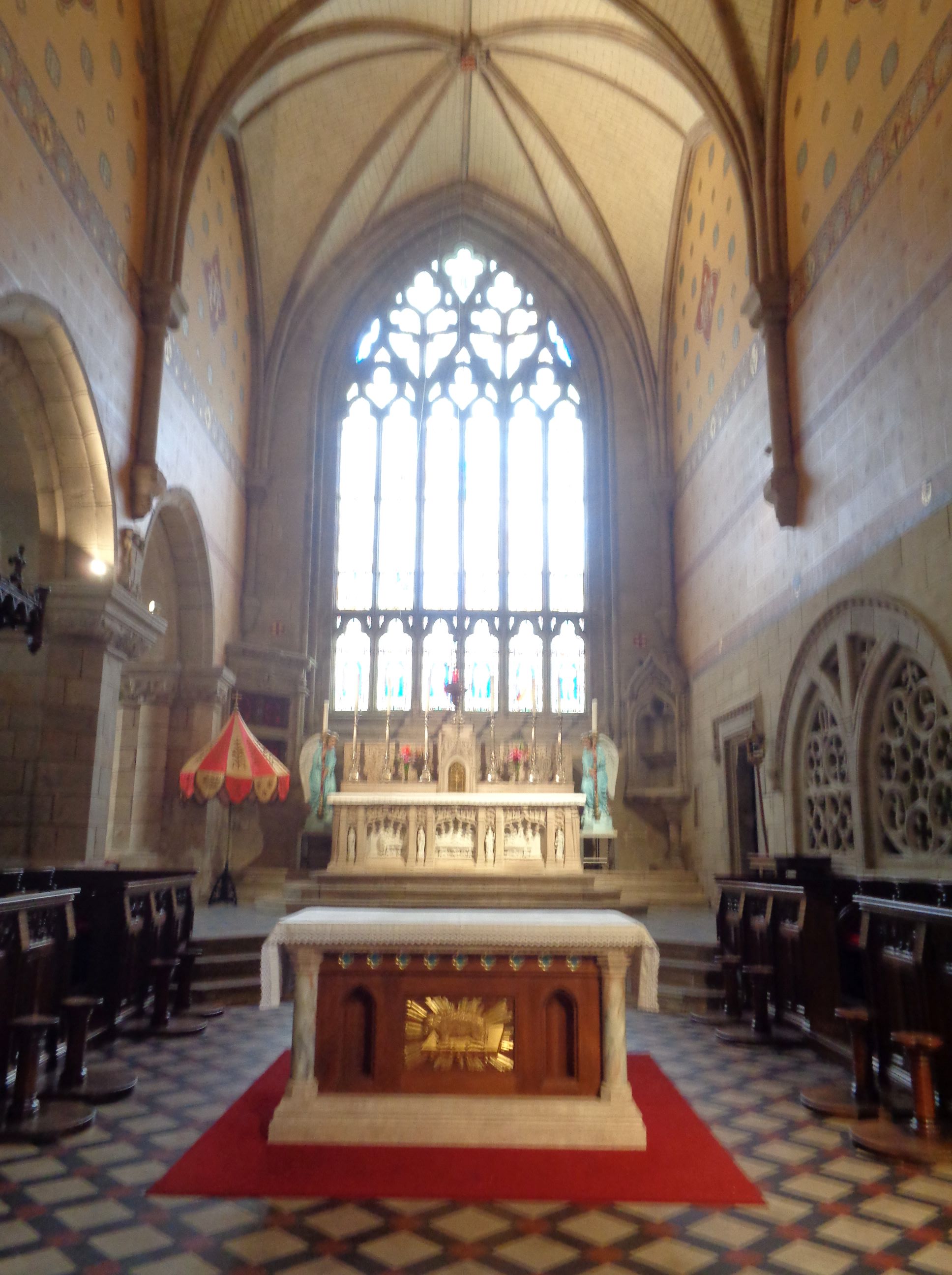 Josselin Basilica Notre Dame du Roncier altar aug23