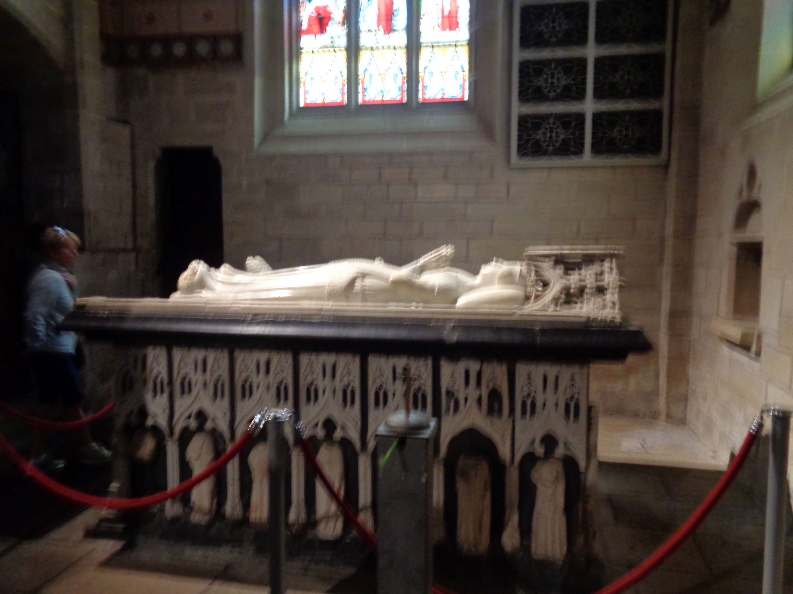Josselin Basilica Notre Dame du Roncier tomb Olivier de Clisson side aug23