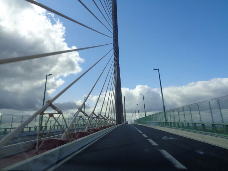 Caudebec en Caux pont de Brotonne over aug23 rives en seine